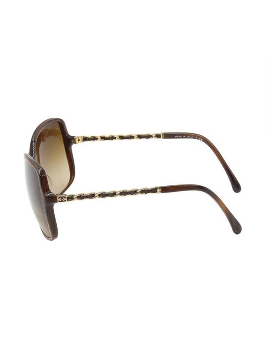 Chanel Leather Chain Frame Sunglasses Eyewear main image 7